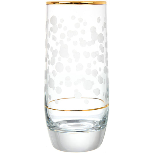 Pasabahce - Highball & Tumbler Glass Set 12 Pieces - Gold - 290ml & 250ml - 39000775