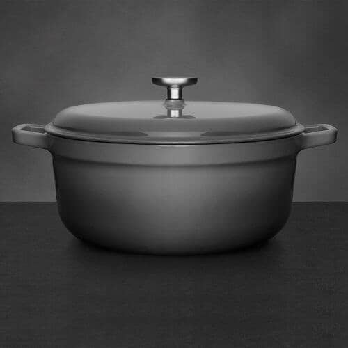 BergHOFF - GEM Cast Iron Covered Casserole Grey - 24cm - 440001521