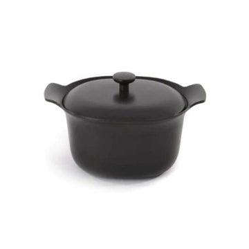 BergHOFF - Ron Black Stockpot with Cover 24cm - Cast Iron - 440001526