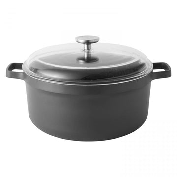 BergHOFF - Gem Covered Stockpot - Grey - Cast Aluminum - 28cm - 440001545