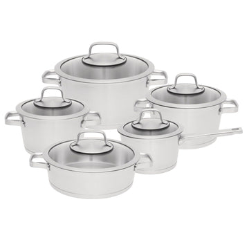 BergHOFF - Cookware Set 10 Pieces - Stainless Steel - 440001588