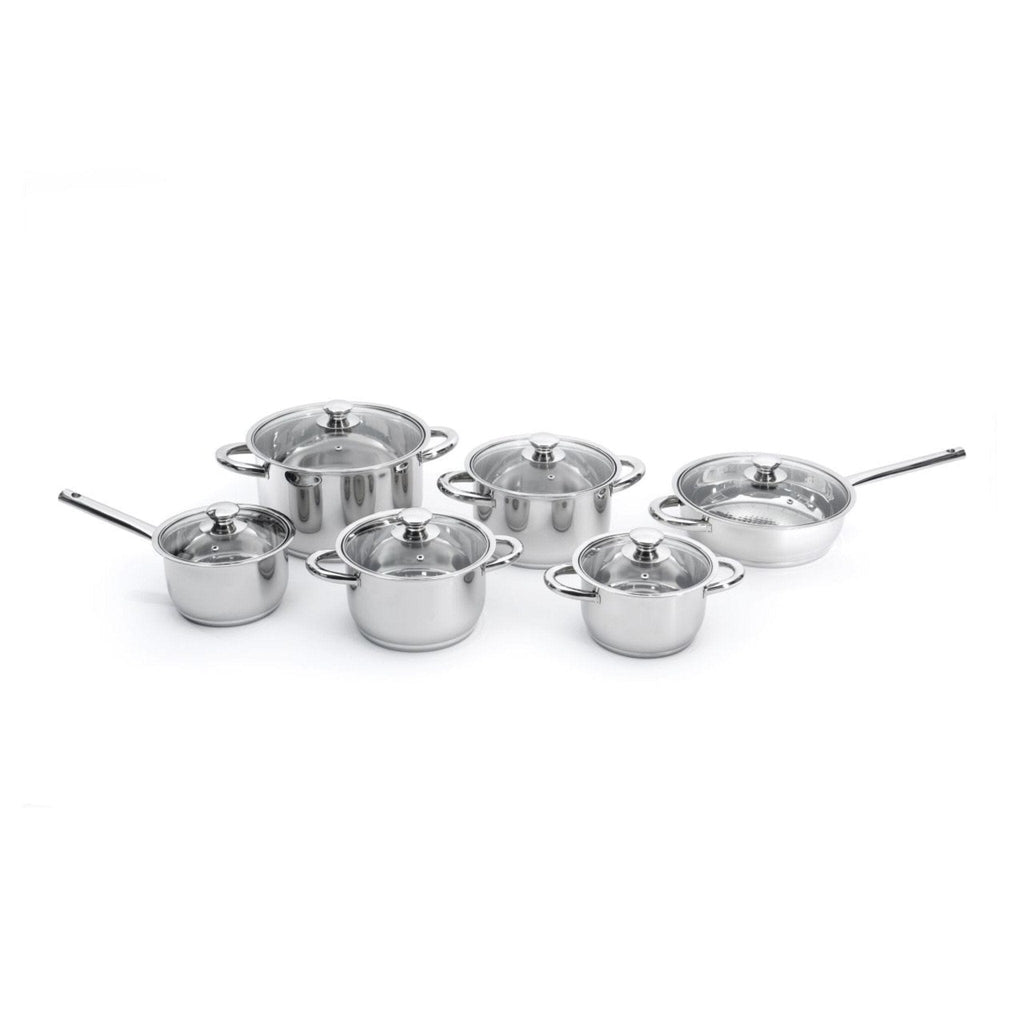 BergHOFF - Cookware Set 12 Pieces - Stainless Steel - 440001589