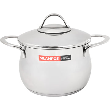 Silampos - Stainless Steel Pot with Cover 20cm - 2.8 Lit - 440001641