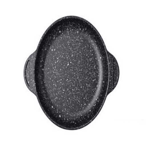 Risoli - Granito Egg Pan with Handles Black - Die Cast Aluminum - 14cm - 44000333