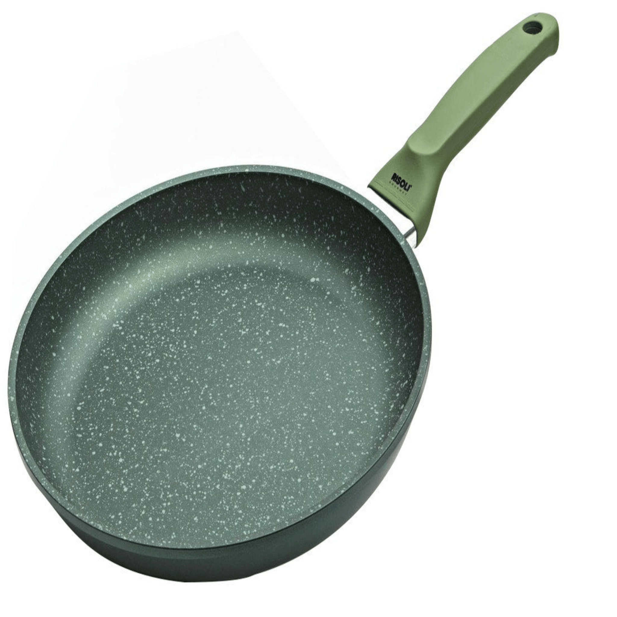 Risoli - Dr.Green Frypan with Handle - Green - Die Cast Aluminum - 24cm - 44000322