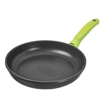 Risoli - Black Fry Pan with Green Handle - 20 cm - Black - 44000356
