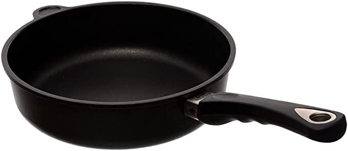 AMT - Frypan with Black Handle - Black - Cast Aluminum - 26cm