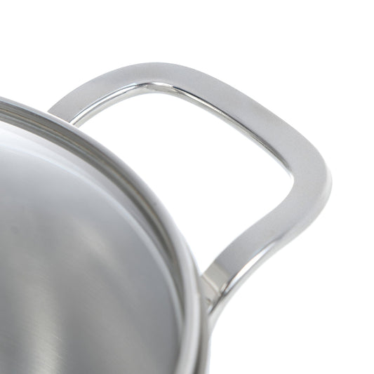 Ar Yildiz - Stainless Steel Pot with Cover - 22 cm - 440008008