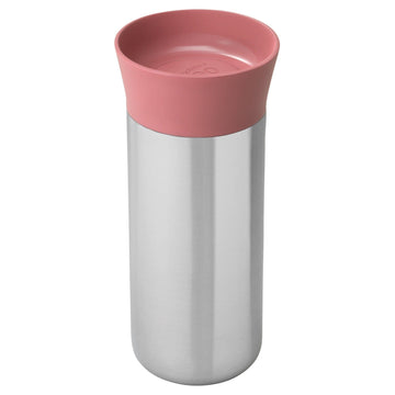 BergHOFF Leo - Thermal Mug with Pink Cover - Stainless Steel 18/10 - 330ml - 52000225