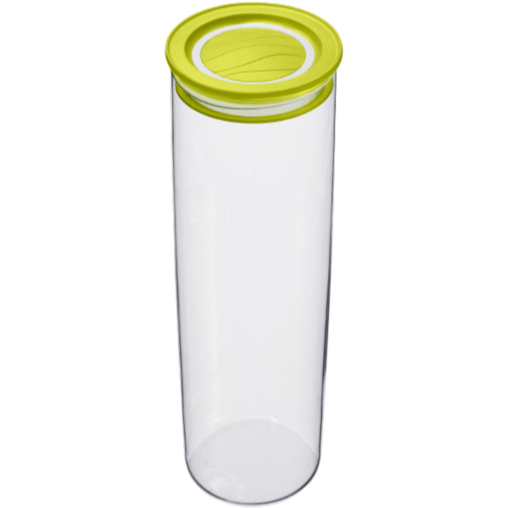 Rotho - Cristallo Round Food Keeper - Green - Plastic - 1.2 Lit - 52000272