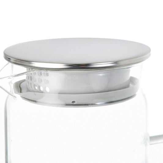 O'lala - Glass Carafe With Stainless Steel Cover - Grey - 25cm - 520008134