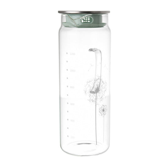 O'lala - Glass Carafe With Stainless Steel Cover - Mint Green - 25cm - 520008135
