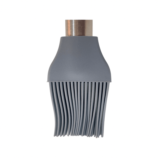 Cook Style - Silicone Kitchen Brush With Stainless Steel Handle - Grey - 25x4cm - 520008197