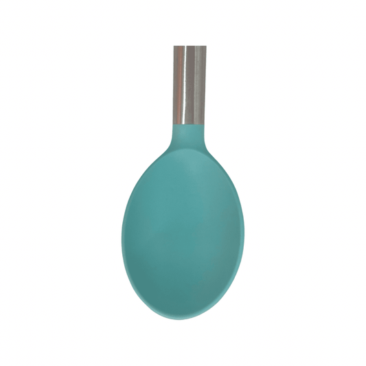 Cook Style - Silicone Kitchen Food Spoon With Wooden Handle - Mint Green - 35x8cm - 520008220