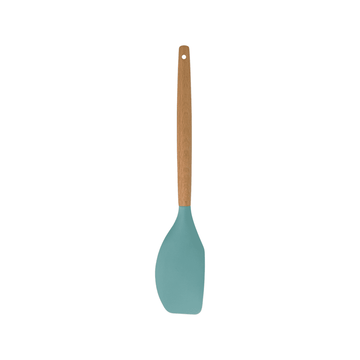 Cook Style - Silicone Kitchen Food Spatula With Wooden Handle - Mint Green - 35x8cm - 520008227