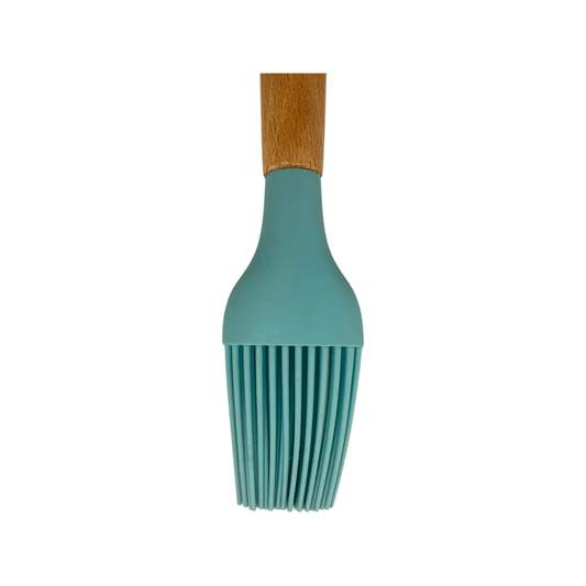 Cook Style - Silicone Kitchen Brush With Wooden Handle - Mint Green - 25x4cm - 520008246