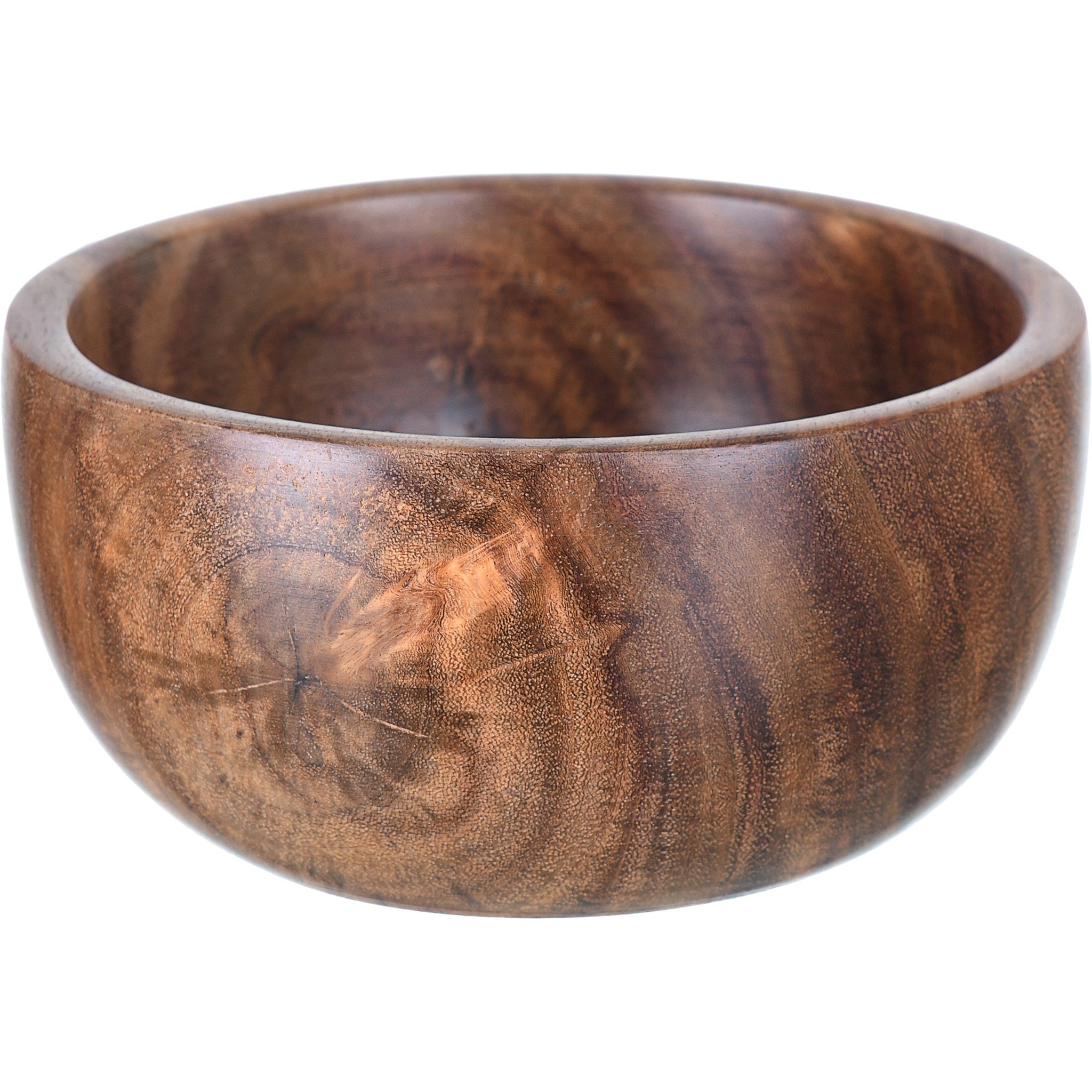 Medium Round Wooden Bowl - 14cm - 5900016