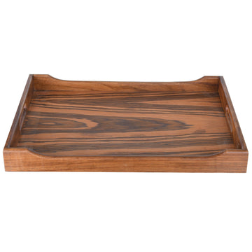 Large Rectangular Wooden Tray - 50.5x36cm - 590009