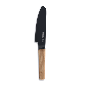 BergHOFF - Ron Black Vegetable Knife with Wooden Handle  - Stainless Steel - 24.5cm - 66000104