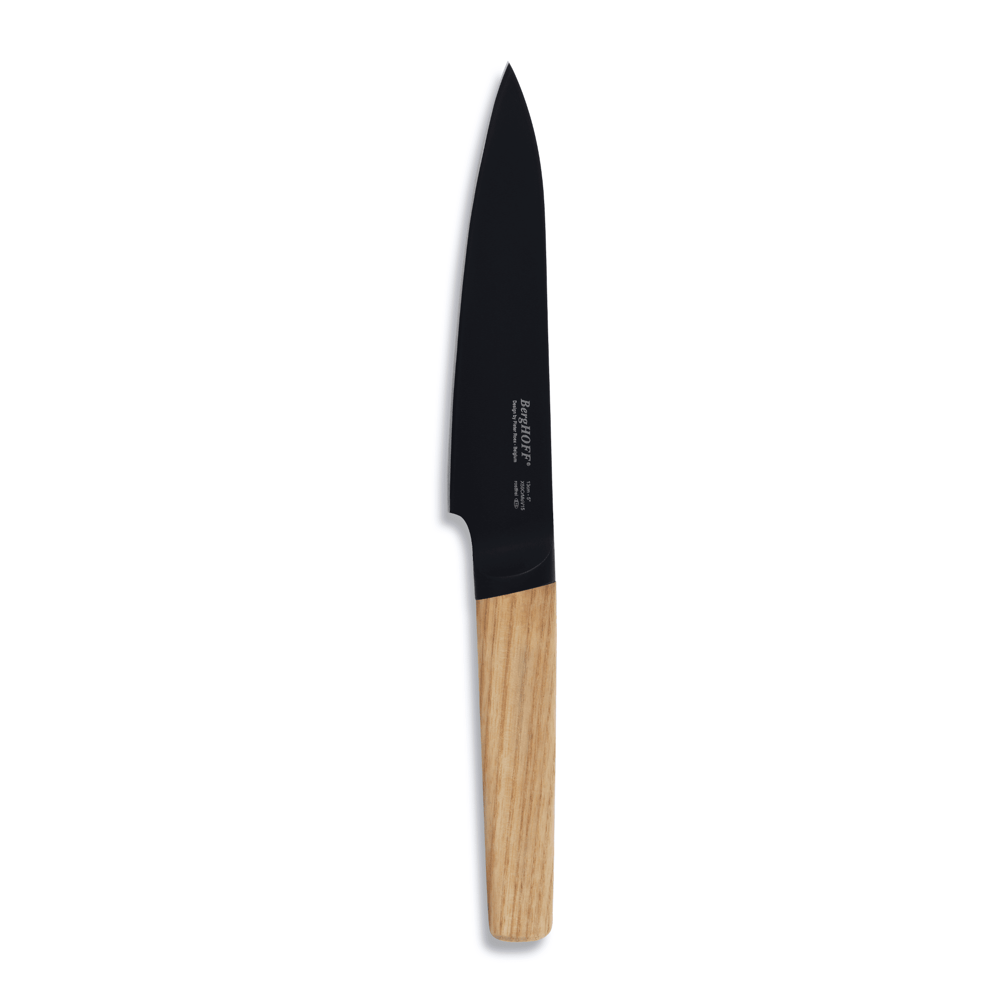 BergHOFF - Ron Utility Knife with Wooden Handle  - Stainless Steel - 25.5cm - 66000106