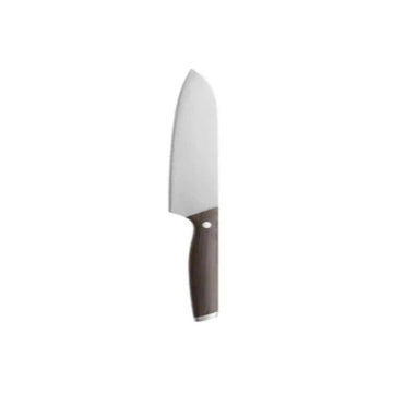 BergHOFF - Ron Knife with Dark Wooden Handle  - Stainless Steel - 17.5cm - 6600088