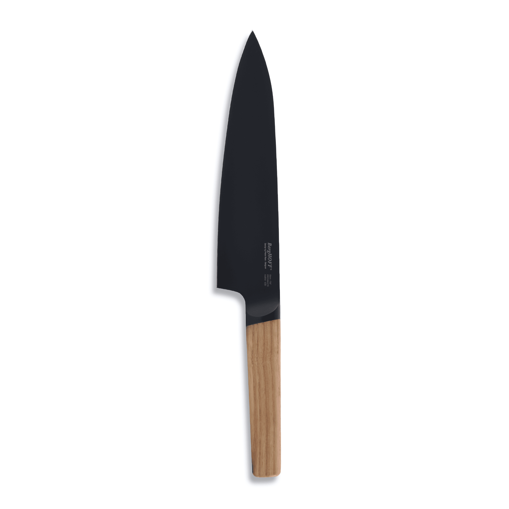 BergHOFF - سكين رون شيف بمقبض خشبي - ستانلس ستيل - 32.5 سم - 6600099