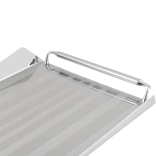 Elegant Gioiel - Rectangular Tray with Handles - Stainless Steel 18/10 - 75000148