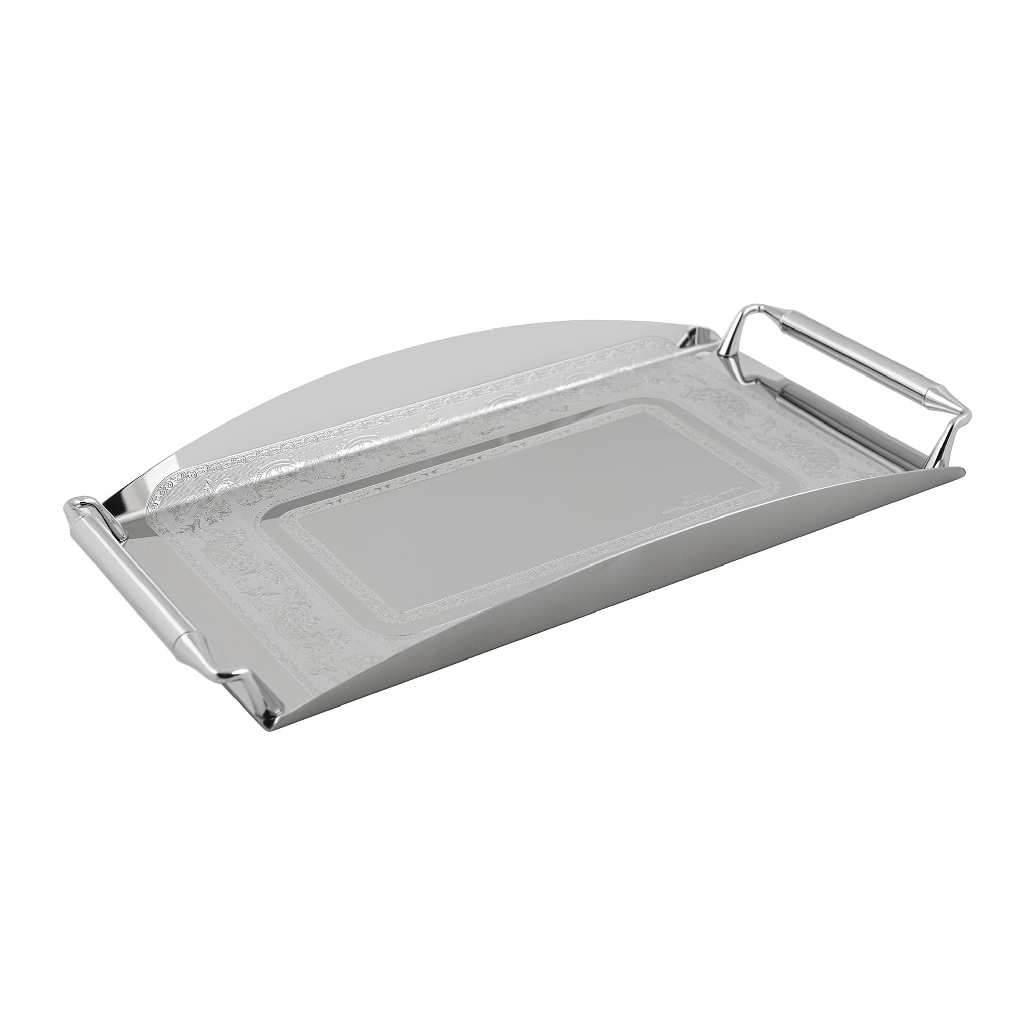 Elegant Gioiel - Rectangular Tray with Handles - Stainless Steel 18/10 - 40x25cm - 75000166