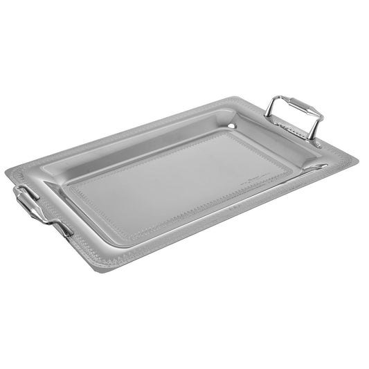 Elegant Gioiel - Rectangular Tray Set with Handles 3 Pieces - Stainless Steel 18/10 - 75000193