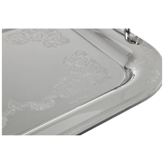 Elegant Gioiel - Rectangular Tray with Handles - Stainless Steel 18/10 - 55cm - 75000372
