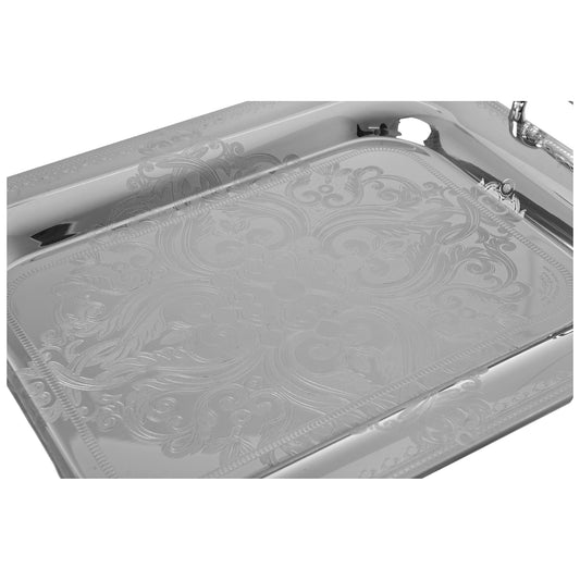 Elegant Gioiel - Rectangular Tray with Handles - Stainless Steel 18/10 - 36x50cm - 75000402