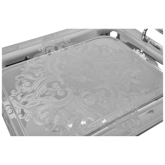 Elegant Gioiel - Rectangular Tray with Handles - Stainless Steel 18/10 - 42x55cm - 75000403