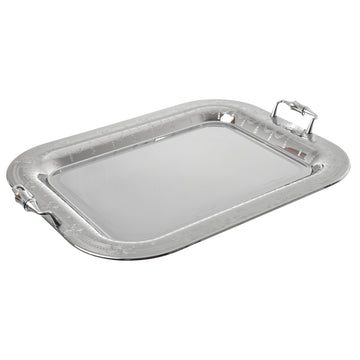 Elegant Gioiel - Rectangular Tray with Handles - Stainless Steel 18/10 - 55cm - 75000471