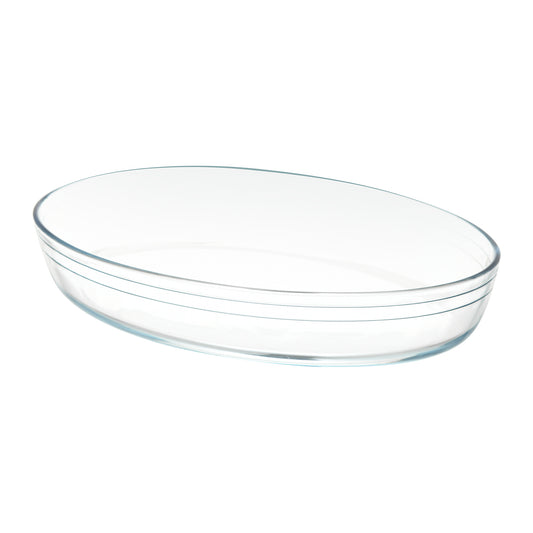 Verrez - Oval Glass Roaster - Tempered Glass - 3 Lit - 770001078