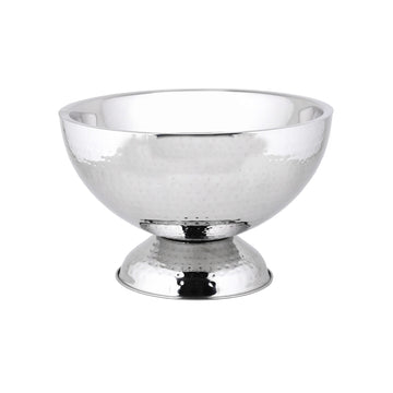 Large Round Hammered Ice Bowl - Stainless Steel - 32cm - 80003979