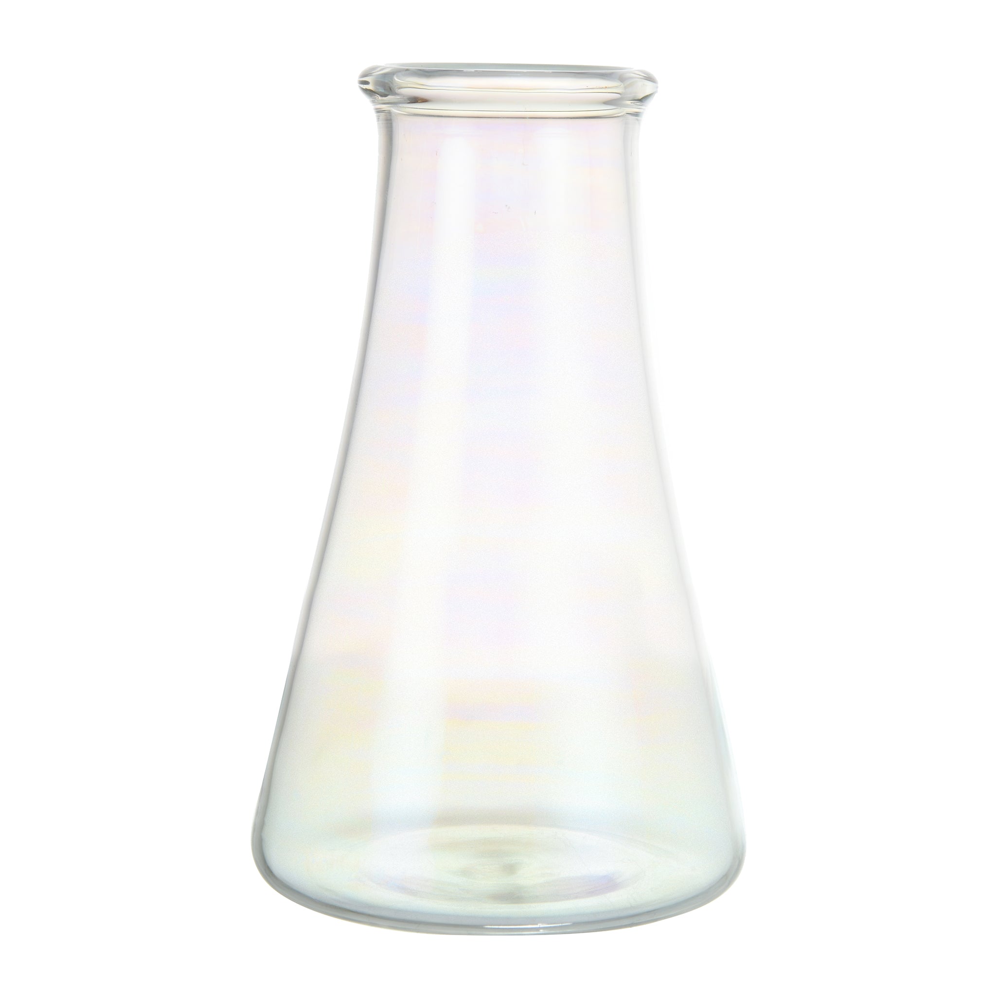 Senzo - Grey Flower Vase - Glass - 9.5x16cm - 7400057