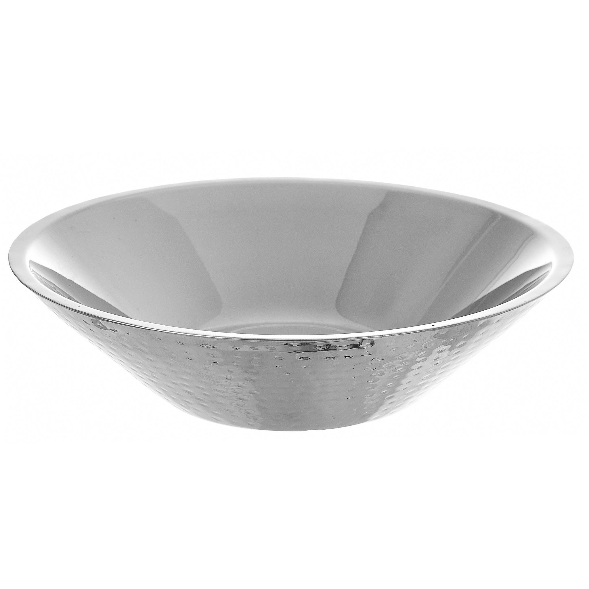 Round Hammered Bowl - Stainless Steel - 35cm - 80003995