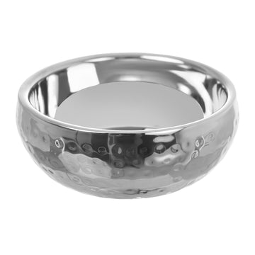 Round Hammered Bowl - Stainless Steel - 80004003