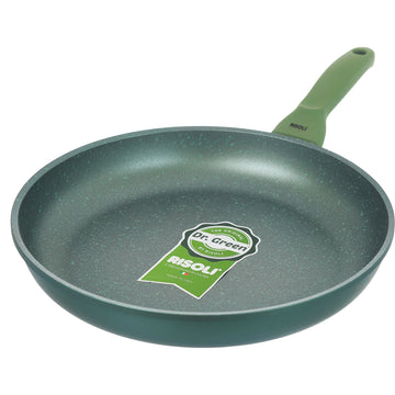 Risoli - Dr. Green Frypan with BK Handle - Green - Die Cast Aluminum - 32cm - 44000406