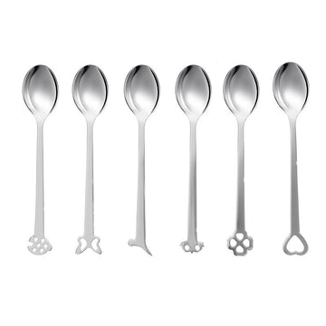 Mepra Dessert Spoon Set 6 Pcs - Stainless Steel - 100002024