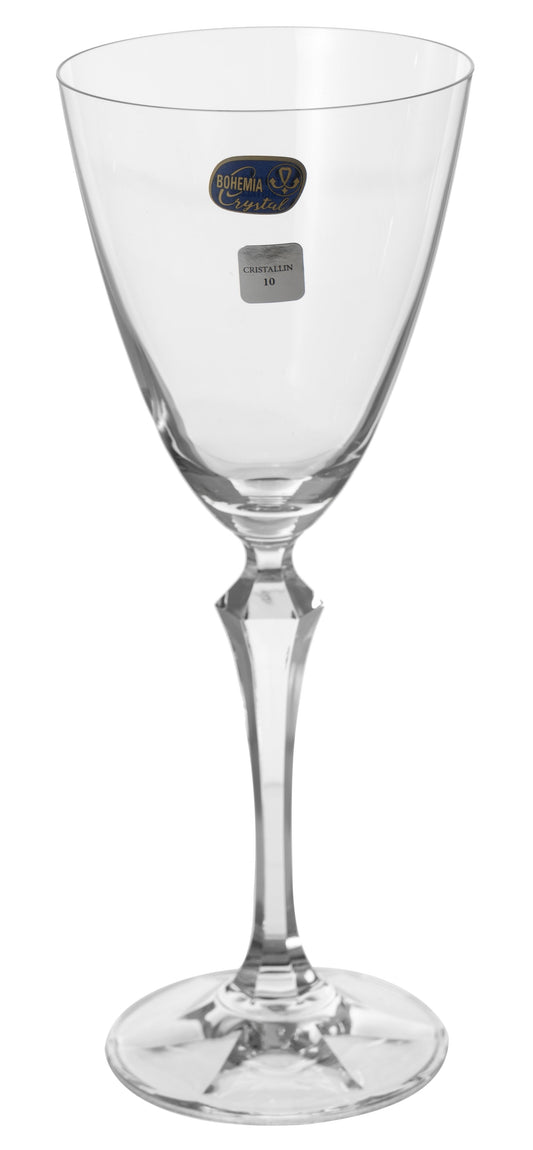 Bohemia Crystal - Goblet Glass Set 6 Pieces - 250ml - 3900010003