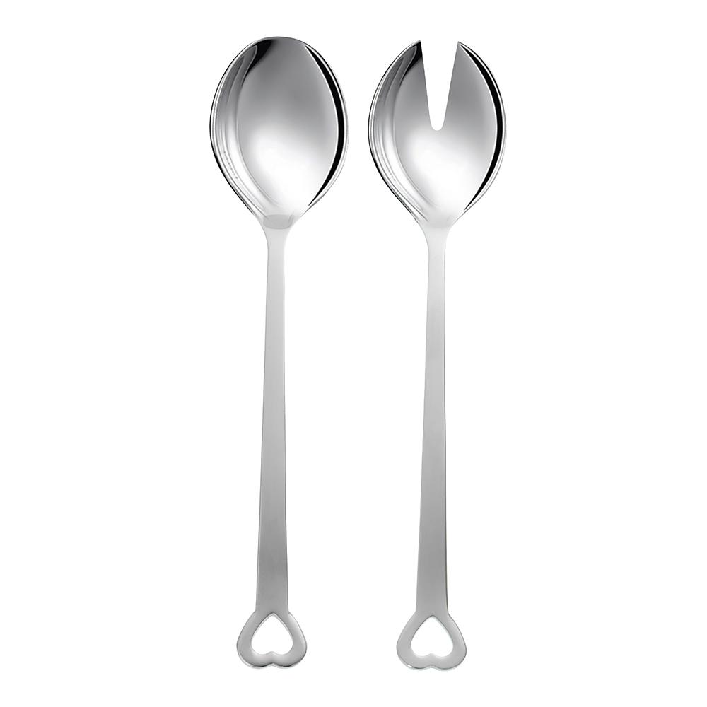 Mepra - Salad Serving Spoons  Set 2 Pieces - Stainless Steel - 100002045