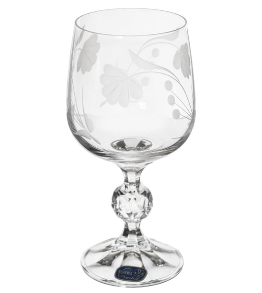 Bohemia Crystal - Goblet Glass Set 6 Pieces - 230ml - 39000655