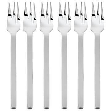 Mepra - Dessert Fork Set 6 Pieces - Stainless Steel - 100002146