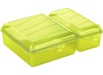 Rotho - Fun Funbox - Green - Plastic - 0.55/1.05 Lit - 52000288