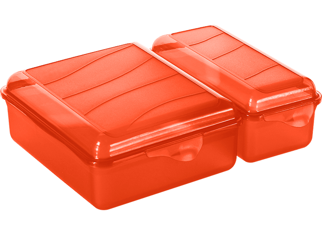 Rotho - Fun Funbox- Red - Plastic - 0.55/1.05 Lit - 52000290