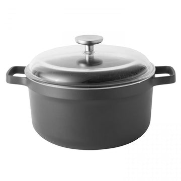 BergHOFF - Gem Covered Stockpot - Grey - Cast Aluminum - 24cm - 440001544